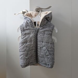 Jarvis Archer Sherpa Lined Vest With Hood  18m Baby Kids